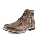 Bruno Marc Mens Chelsea Chukka Oxfords Boots Military Combat Boots Dress Riding Ankle Boots BROWN BERGEN_15 size 12