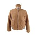 Collection B Juniors' Faux-Fur Teddy Bomber Jacket (Camel, XXL)