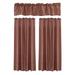 Valance &Curtain Panels Curtain Set Solid Color Blackout Small Curtain Drape for Kitchen Study Room Coffee Shop Curtain