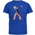 4th Of July Dabbing Uncle Sam Mens T Shirt Royal X-LG