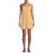 No Boundaries Juniors Button-Front Strapless Foam Cup Dress