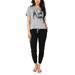 Retrospective Co. Women's T-Shirt and Jogger 2-Piece Pajama Set