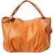 Italian Artisan 11-3005-Tan Alessandra Womens Handmade Hobo Leather Handbag, Tan
