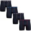 Reebok Men's Cotton Boxer Briefs, 4 Pack