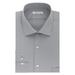 Mens Van Heusen Flex Collar Regular Fit Stretch Dress Shirt Gray Mist