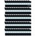 240 Pairs Of Yacht & Smith Wholesale Kids Crew Socks, Childrens Cotton Casual Crew Socks Size 6-8 (Black)