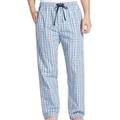 Polo Ralph Lauren Mens Light Blue/Multi Plaid Lightweight Pajama Lounge Pants