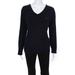 Pre-ownedPolo By Ralph Lauren Womens Wool Knit Long Sleeve V-Neck Sweater Blue Size S