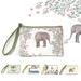 Yesbay Women Mini Elephant Elk Whale Cat Printed Handbag Coin Purse Phone Bag 1