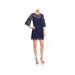 Le Gali Womens Kassie Crochet Bell Sleeves Party Dress