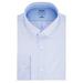 Men's IZOD Advantage Performance Slim-Fit Button-Down Collar Wrinkle-Free Dress Shirt Bluebird Stripe