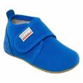 Littlie Boys Blue Bootie Shoe Velcro Slippers