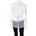 Viktor & Rolf Womens Sleeveless Sheer Silk Blouse Off White Size 42