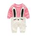 Marainbow Long Sleeve Baby Sleep Clothes Newborn Baby Air Conditioning Baby Cute Rabbit Pattern Romper