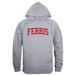 W Republic 503-301-HGY-03 Ferris State University GameDay Hoodie, Heather Grey - Large