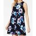 Jessica Howard Womens Floral Print Petite Shift Dress