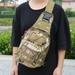 Outdoor Shoulder Chest Bag men Military Tactical Backpack Travel Camping Hiking CP Color