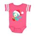 Inktastic Christmas Bird, Blue Bird, Bird With Present Infant Short Sleeve Bodysuit Unisex