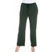 24seven Comfort Apparel Plus Size Comfortable Stretch Draw String Pants