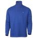 Polo RL Men's Half Zip Mock Neck Sweatshirt (Large, Blue)