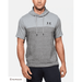 Under Armour Men's UA Sportstyle Short Sleeve Hoodie 1330286-035 Gray Size S