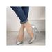 Wazshop Classic Stiletto High Heels for Women, Slip Ons Sexy Shoes with Pointed Toe