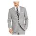 HUGO BOSS Mens Gray Heather Blazer 40R