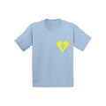 Awkward Styles Yellow Heart Toddler Shirt Jesus Shirt for Kids Shirt for Boys Christian Cross Shirts for Girls Jesus T-Shirt for Children Christian Gifts Christ Clothes Cross T-Shirt for Toddlers