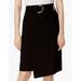 Calvin Klein NEW Black Womens Size 2P Petite Straight Pencil Skirt