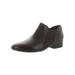 Naturalizer Womens Royal Zipper Block Heel Chelsea Boots