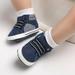 LA HIEBLA Newborn Baby Boy Girls Soft Sole Crib Shoes Warm Boots Anti-slip Sneakers