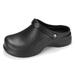 Women Nurse Kitchen Chef Work Shoes Waterproof Flats Anti-slip Black White for Restaurant Hospital Staff