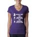 Black Pride History Rosa Sat So Martin Could Walk so 44 Could Run Pop Culture Womens Junior Fit V-Neck Tee, Purple Rush, Medium