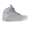 Air Jordan 5 Retro Premium Men's Shoes Pure Platinum/Metallic Gold 881432-003 (9 D(M) US)