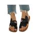 UKAP Women's Flip Flops Beach Flat Thong Sandals Shoes Open Toe Slip On Mules Slides Sliders Slippers