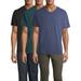 George Men's Short Sleeve V-Neck T-Shirt, 3-Pack