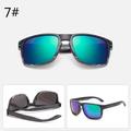 Eyewear Fashionable Wood Sunglasses Men Reflective Sports Sun Glasses Outdoors Square Eyewear Gafas De Sol Oculos De Sol Masculino