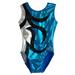 O3GL041 Obersee Girl's Girls Gymnastics Leotard - Abby Turquoise