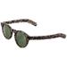 Bob Sdrunk BROWN CRYSTAL Homer 302 Green Solid Lens Sunglasses