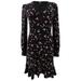 Tommy Hilfiger Women's Floral-Print A-Line Dress (2, Black Multi)