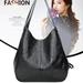 Women Soft PU Leather Tote Shoulder Bag Large Messenger Crossbody Travel Handbag 12.99 x 4.72 x 12.60 inches