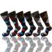 USBingoshop 6 Pairs Men's Argyle Fashion Cotton Casual Dress Socks Soft Crew Socks