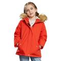 Orolay Girl's Thickened Winter Down Coat Boy's Hooded Fleece Lined Parka Jacket