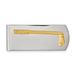 Stainless Steel Polished Yellow IP-plated Golf Club Money Clip; for Adults and Teens; for Women and Men