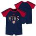 Adidas MLS Infants New York Red Bulls Freekick Short Sleeve Romper, Navy