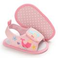 MERSARIPHY Summer Fashion Cute Baby Girl Boy Cartoon Elephant Pattern Soft Sole Shoes Toddler Sandals