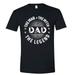 Dads The Man The Myth The Legend Shirt, Funny Gift for Dads, Mens Black XL Shirt