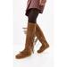 Polo Ralph Lauren Brown Women's Suede Over the Knee Boots, 6.5 B