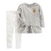 Carters Baby Girls 2 Pc Playwear Sets 239g296 (6 Months, Gold Owl)