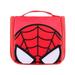 MINISO Marvel Hanging Toiletry Bag for Travel Portable Organizer Cosmetic Bags Foldable Waterproof Pouch for Women Girls - Comics Red